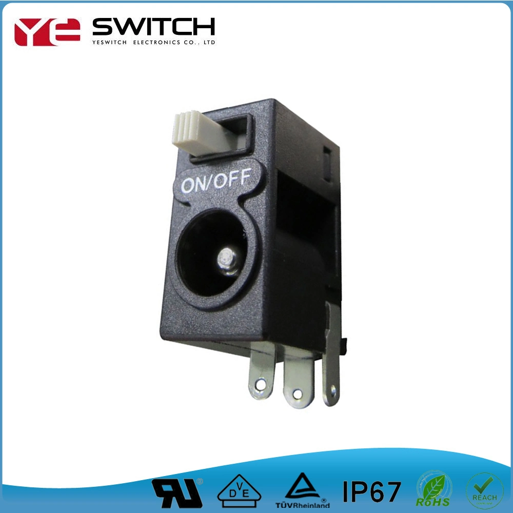 AC Current Expory Ring Waterproof Lock Slide Switch with Frame