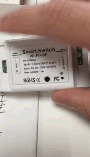 WiFi-fähiger Lichtschalter, 10 A, Mini-Tuya-Lichtschalter, Google Home Control APP WiFi DIY Smart Switch